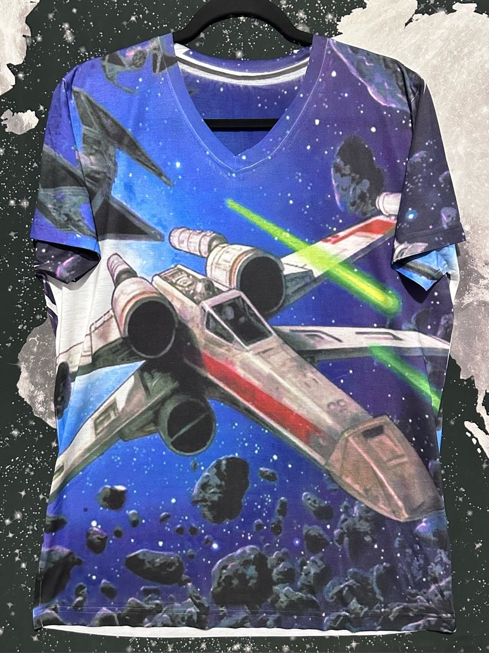 Star Wars X-Wing Fighter V-Neck Shirt